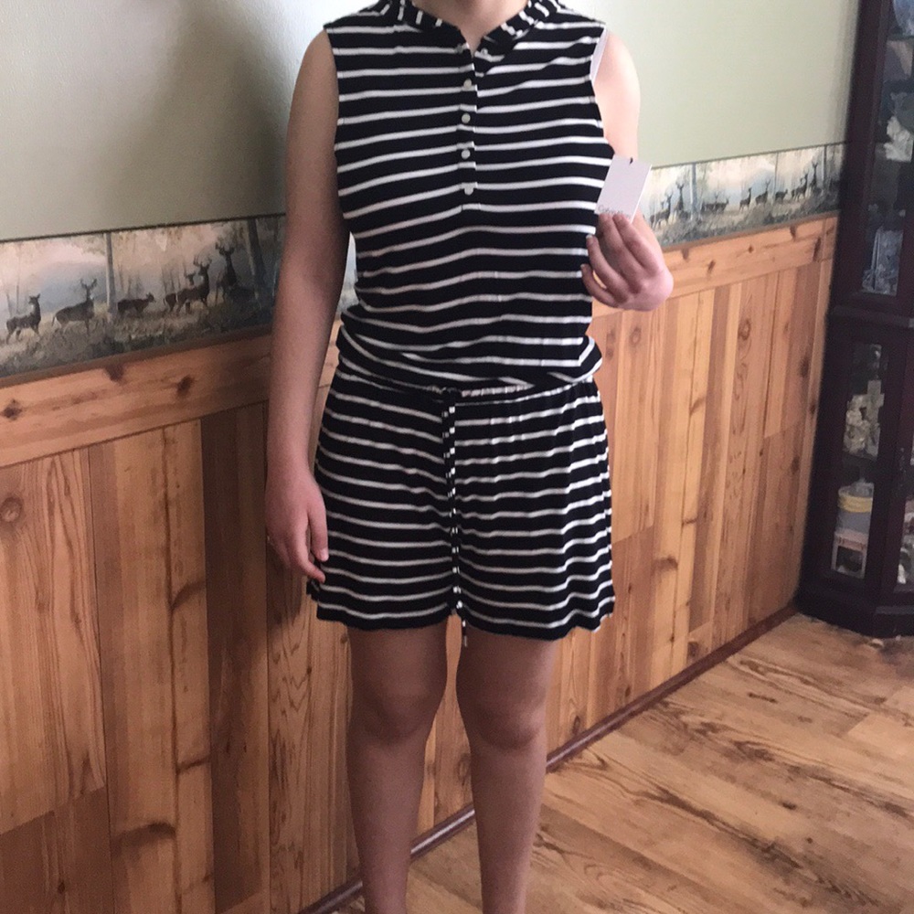 Black & white Calvin Klein Romper size 2